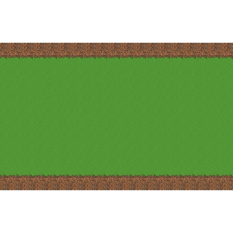 slide 2 of 4, Minecraft 84"x54" Reusable Table Cover Green/Brown, 1 ct