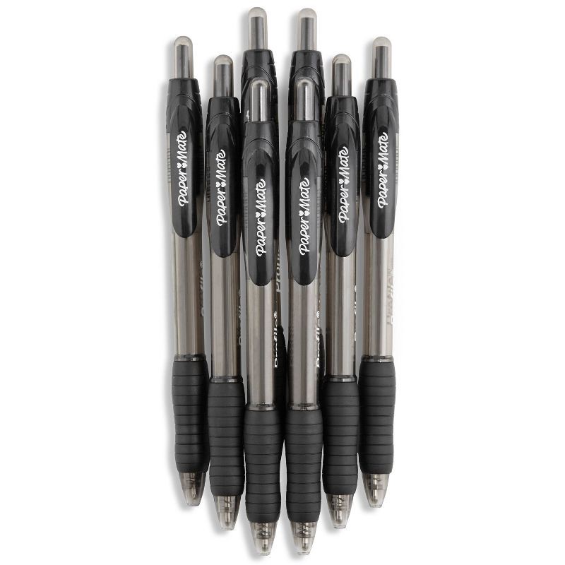Paper Mate Profile 8pk Ballpoint Pens 1.4mm Bold Tip Black : Target