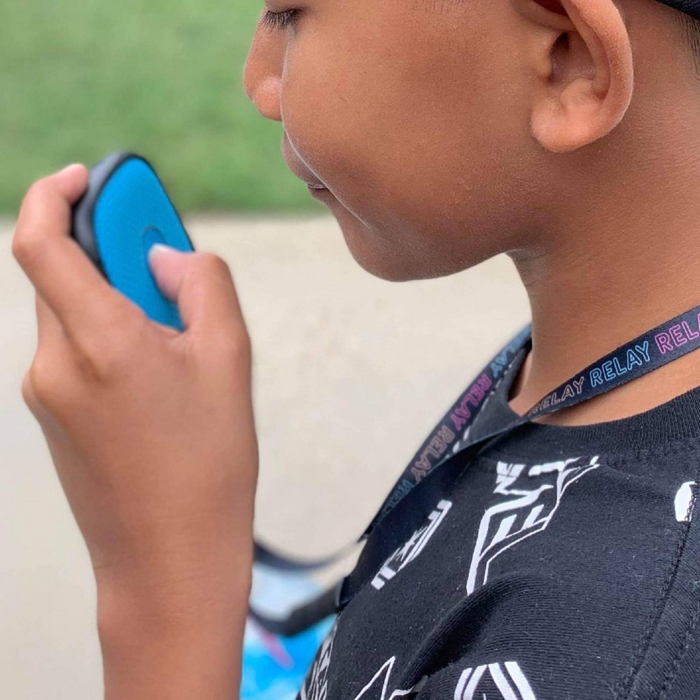 slide 11 of 12, Relay Screenless Phone/Walkie Talkie & GPS Tracker - Blueberry, 1 ct