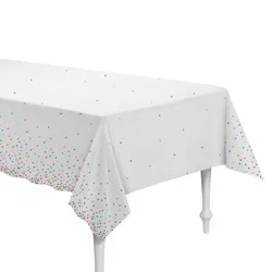 54"x84" Dotted Everyday Table Cover - Spritz