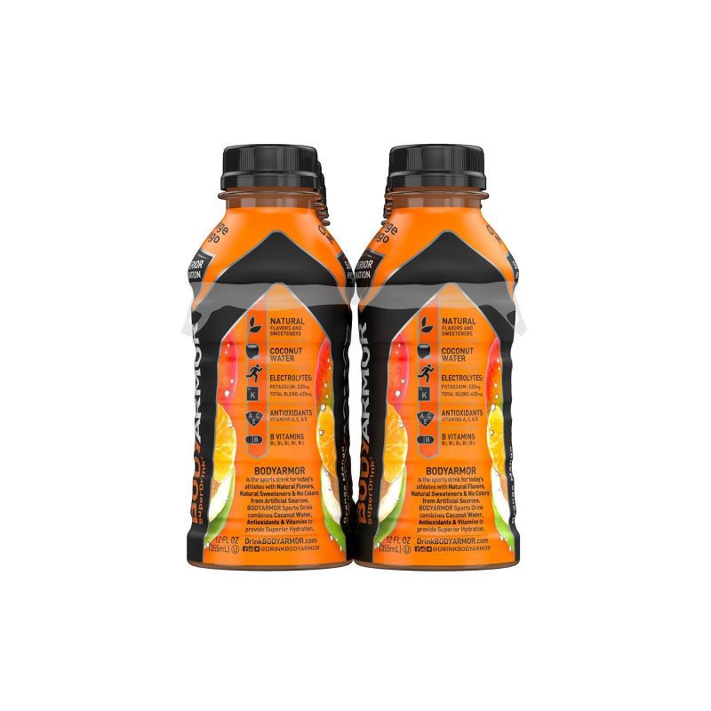 slide 3 of 11, BODYARMOR Orange Mango Sports Drink - 8pk/12 fl oz Bottles, 8 ct; 12 fl oz