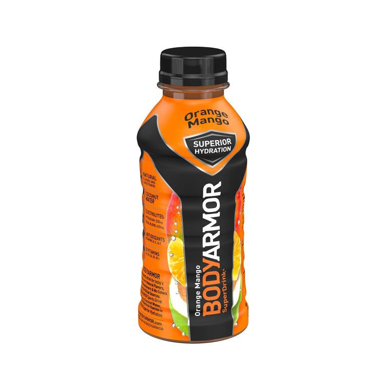 slide 7 of 11, BODYARMOR Orange Mango Sports Drink - 8pk/12 fl oz Bottles, 8 ct; 12 fl oz