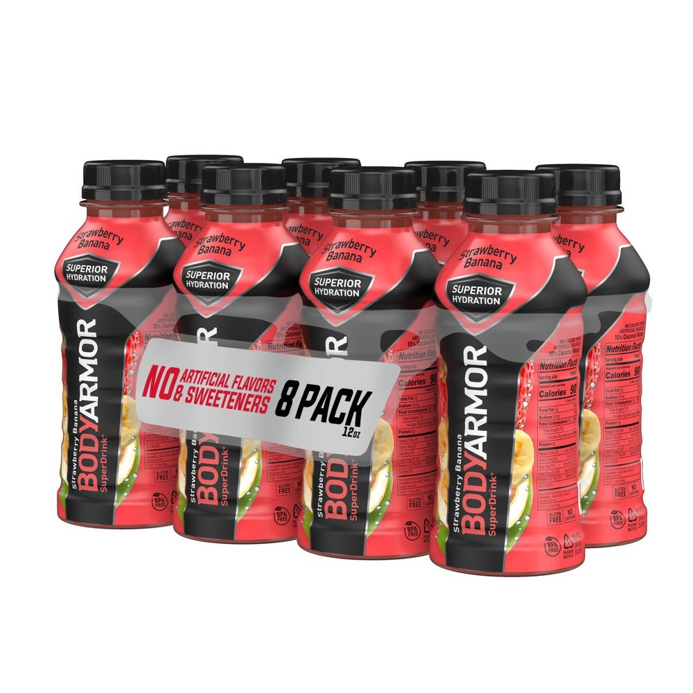 Body Armor Strawberry Banana Super Drink 8 ea 8 ct; 12 fl oz Shipt
