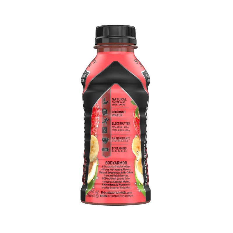 slide 9 of 11, BODYARMOR Strawberry Banana Sports Drink - 8pk/12 fl oz Bottles, 8 ct; 12 fl oz