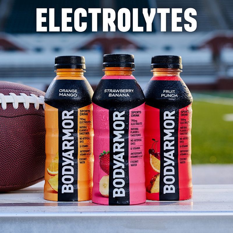 slide 3 of 6, BODYARMOR Fruit Punch Sports Drink - 8pk/12 fl oz Bottles, 8 ct; 12 fl oz