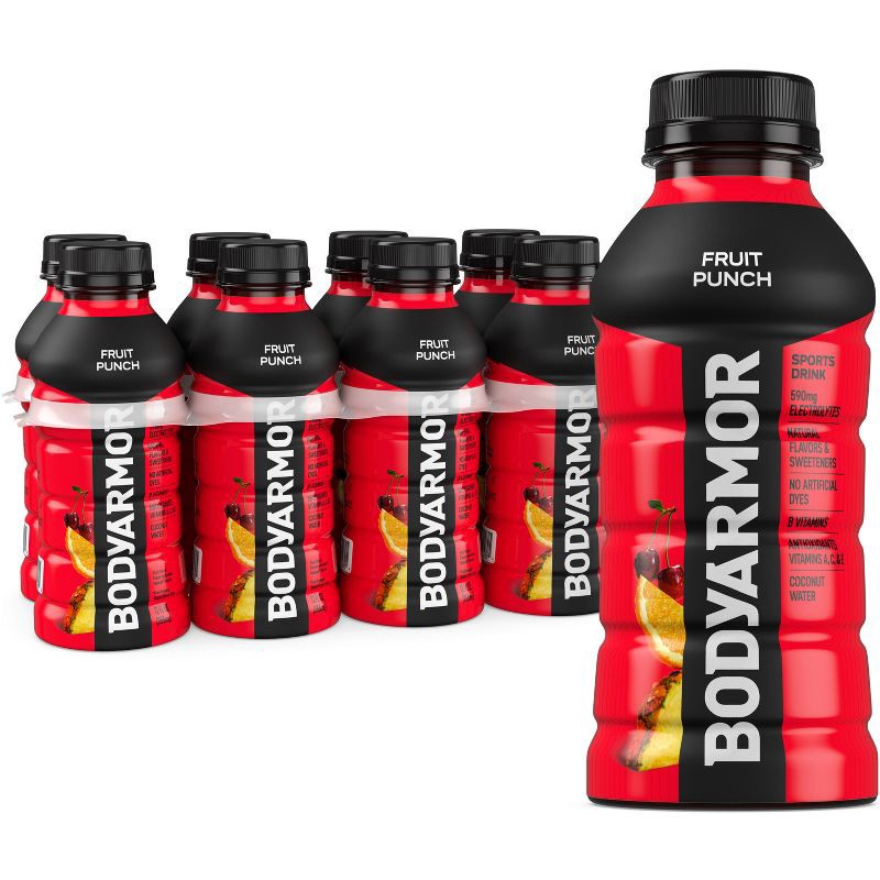 slide 1 of 6, BODYARMOR Fruit Punch Sports Drink - 8pk/12 fl oz Bottles, 8 ct; 12 fl oz