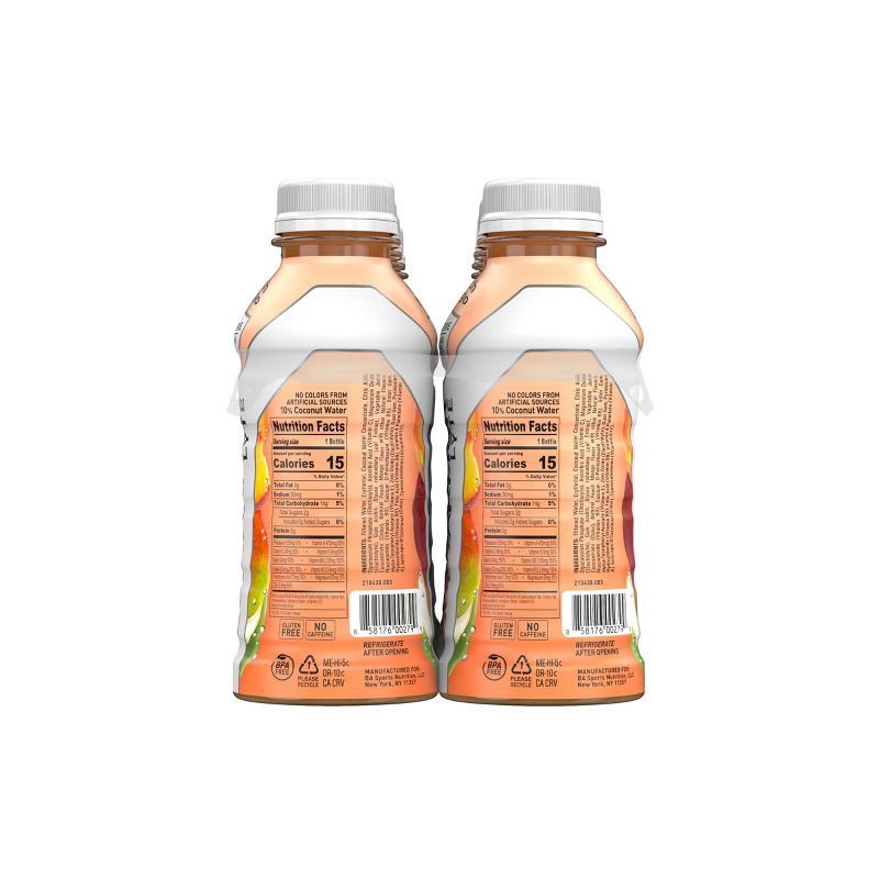 slide 4 of 11, BODYARMOR Peach Mango LYTE Sports Drink - 8pk/12 fl oz Bottles, 8 ct; 12 fl oz