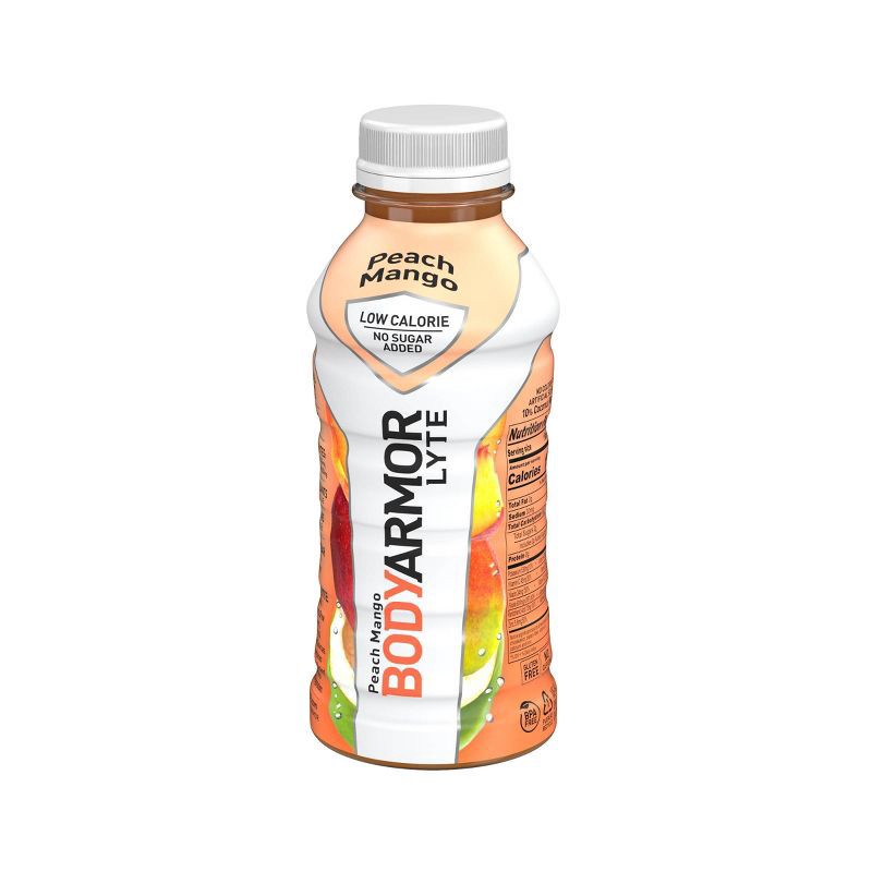 slide 7 of 11, BODYARMOR Peach Mango LYTE Sports Drink - 8pk/12 fl oz Bottles, 8 ct; 12 fl oz