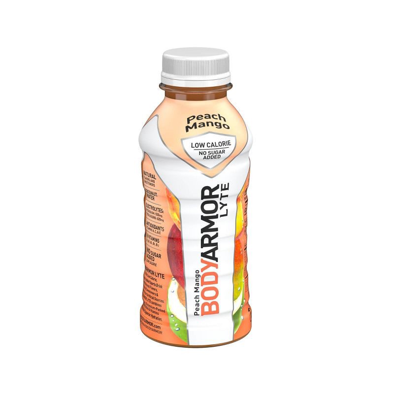 slide 11 of 11, BODYARMOR Peach Mango LYTE Sports Drink - 8pk/12 fl oz Bottles, 8 ct; 12 fl oz