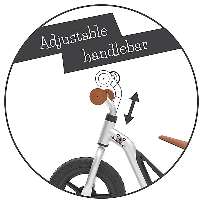 slide 3 of 7, Chillafish Charlie Adjustable Balance Bike - Silver, 1 ct