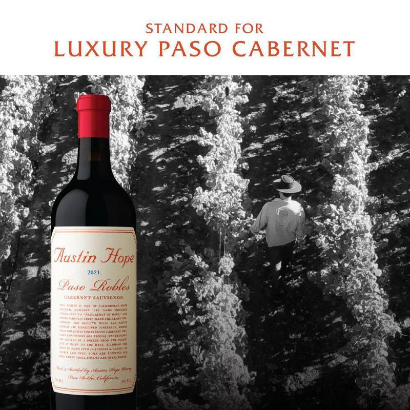 slide 3 of 6, Austin Hope Cabernet Sauvignon Red Wine - 750ml Bottle, 750 ml