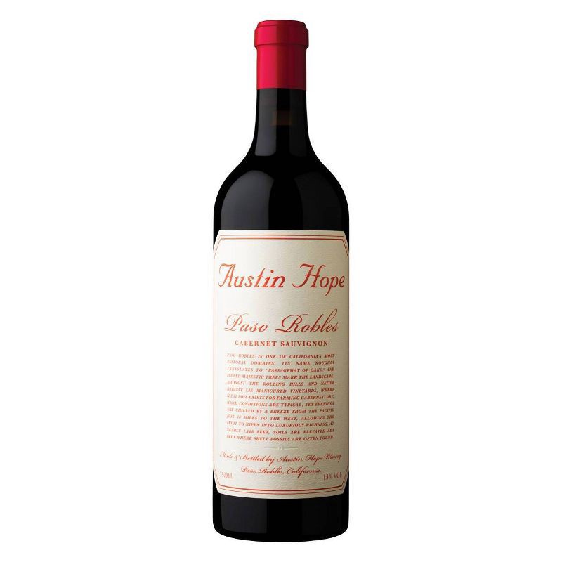 slide 1 of 6, Austin Hope Cabernet Sauvignon Red Wine - 750ml Bottle, 750 ml