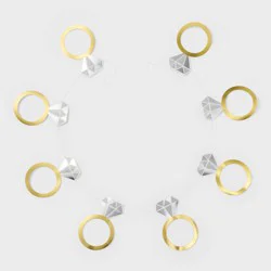 60" Engagement Ring Banner Gold - Spritz™