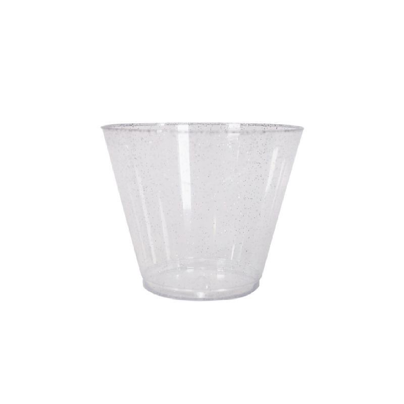 slide 1 of 2, 9oz 20ct Stemless Wine Glasses Silver - Spritz™, 9 oz, 20 ct