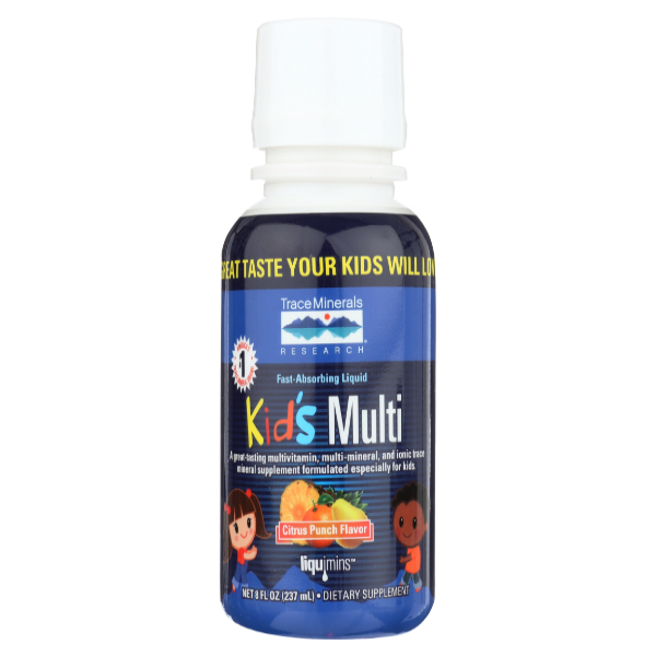 slide 1 of 1, Trace Minerals Liquid Kids Multi, 1 ct