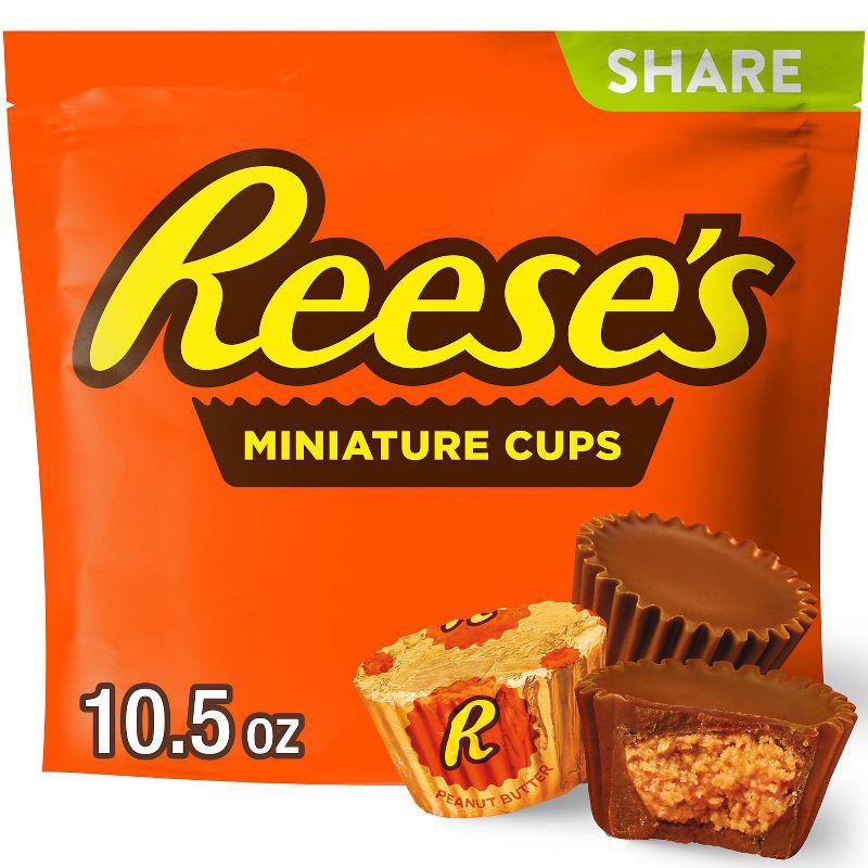 slide 1 of 7, Reese's Miniature Cups Share Pack Candy - 10.5oz, 10.5 oz