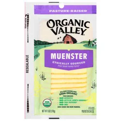 Organic Valley Muenster Cheese 8 Each