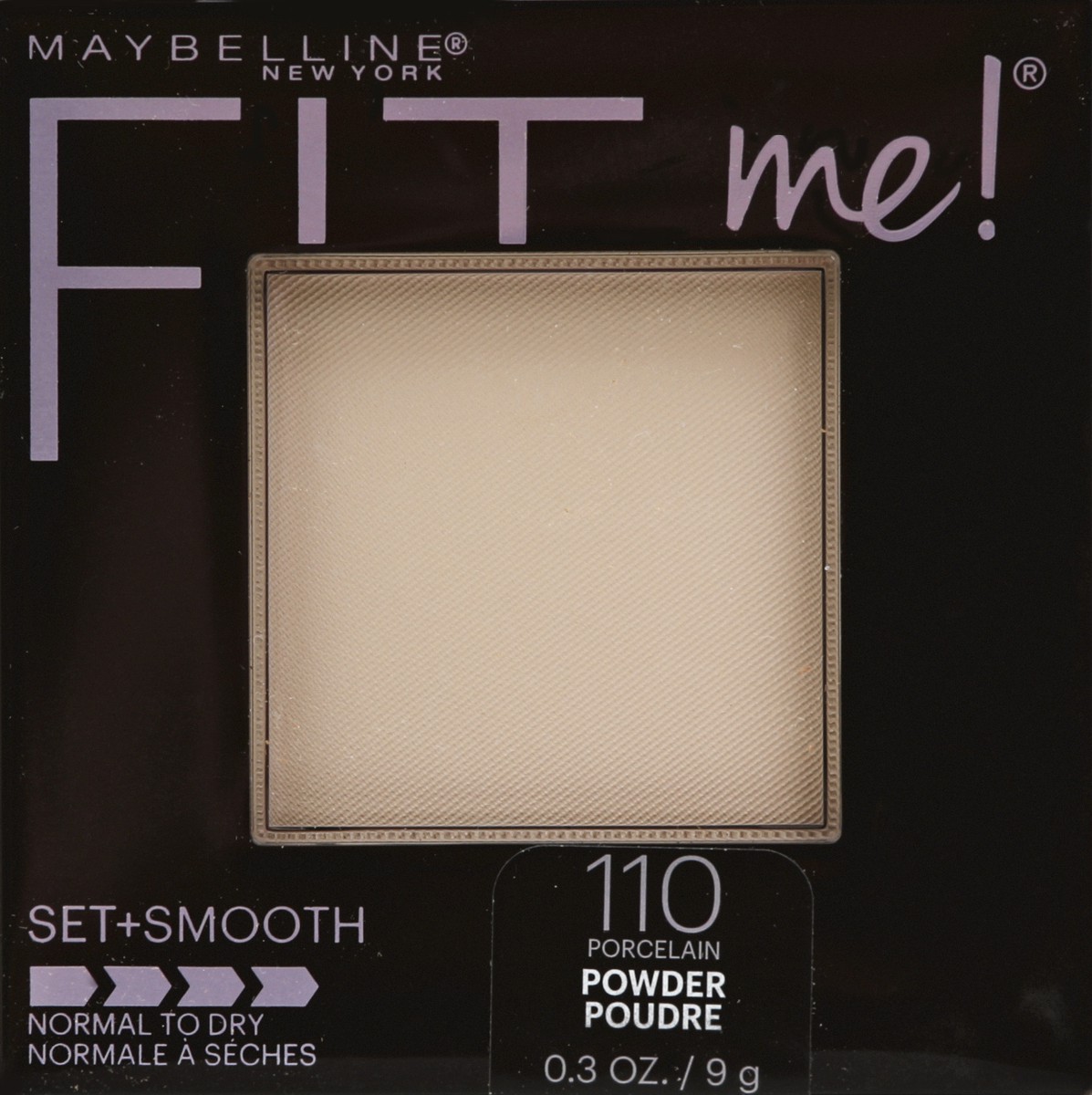 slide 4 of 4, Maybelline Fit Me! Set + Smooth Powder - 110 Porcelain, 0.3 oz