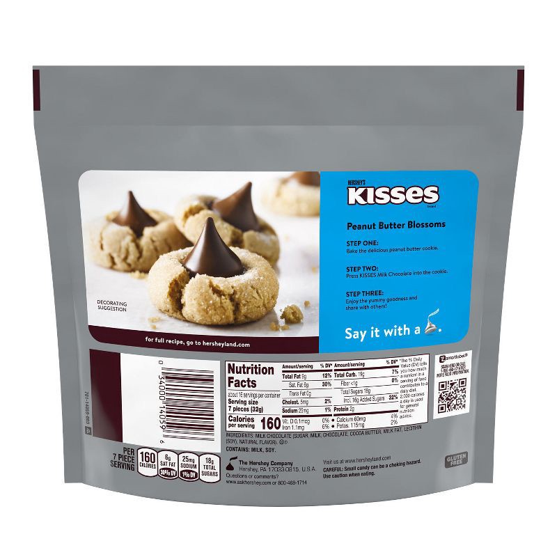 slide 4 of 7, Hershey's Kisses Milk Chocolate Candy - 17.9oz, 17.9 oz