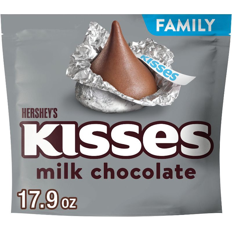 slide 1 of 7, Hershey's Kisses Milk Chocolate Candy - 17.9oz, 17.9 oz