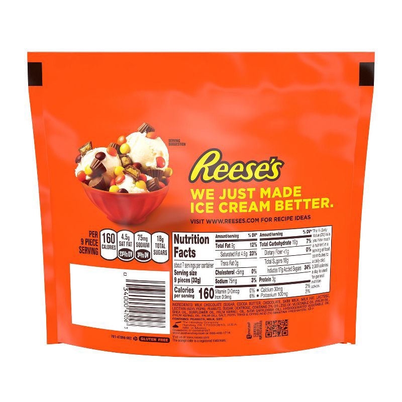 slide 4 of 7, Reese's Candy Minis Peanut Butter Cups - 7.6oz, 7.6 oz