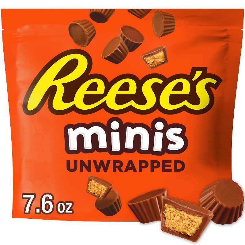 slide 1 of 7, Reese's Candy Minis Peanut Butter Cups - 7.6oz, 7.6 oz