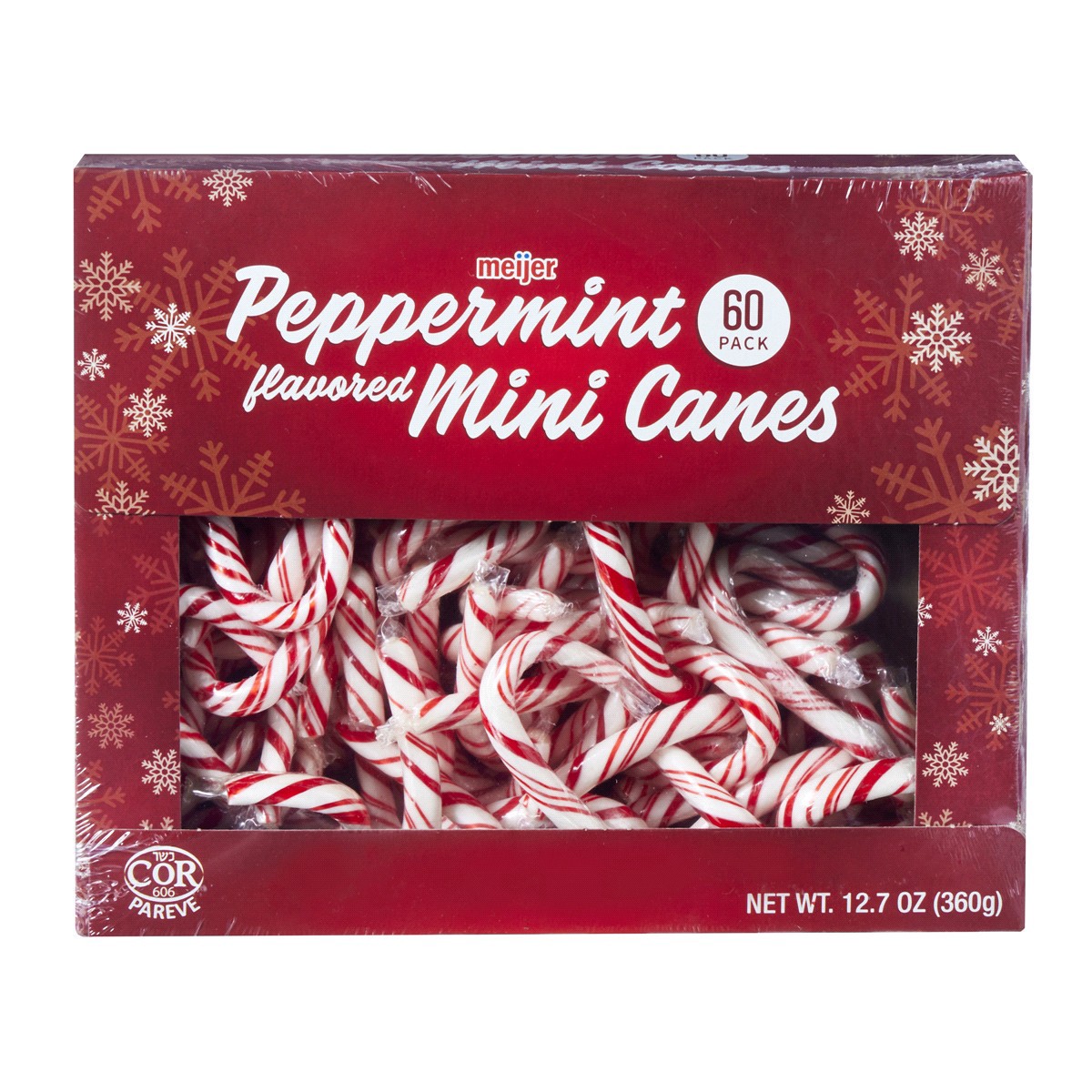 slide 1 of 29, Meijer Mini Candy Canes, 60 ct