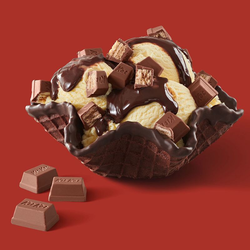 slide 6 of 7, Kit Kat Minis Unwrapped Milk Chocolate Wafer Candy - 7.6oz, 7.6 oz