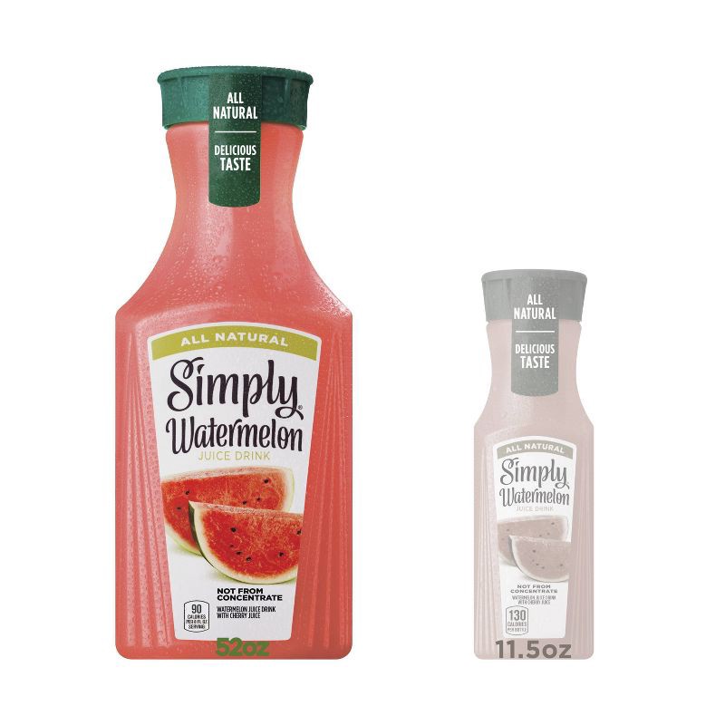 slide 12 of 12, Simply Beverages Simply Watermelon Juice Drink - 52 fl oz, 52 fl oz