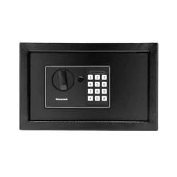 Honeywell Digital Security Safe .27 cu ft 815601: Steel, Electronic Lock, Bolt-Down, Black, No Assembly Required