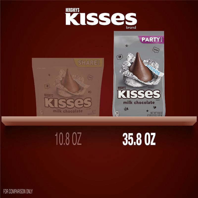 slide 7 of 7, Hershey's Kisses Milk Chocolate Candy - 35.8oz, 35.8 oz