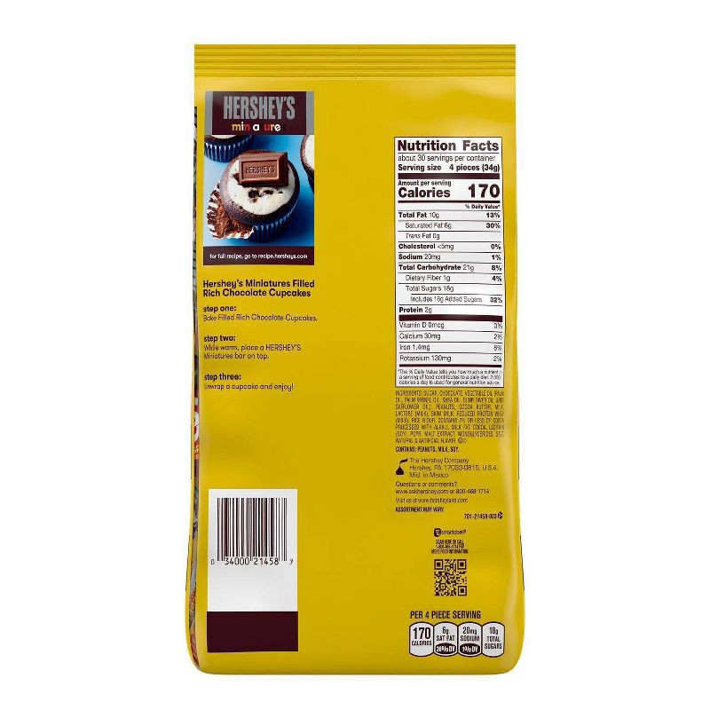 slide 4 of 6, Hershey's Miniatures Assorted Chocolate Candy Bars - 35.9oz, 35.9 oz