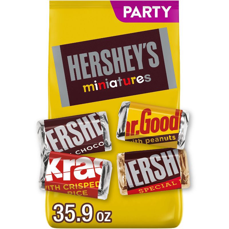 slide 1 of 6, Hershey's Miniatures Assorted Chocolate Candy Bars - 35.9oz, 35.9 oz