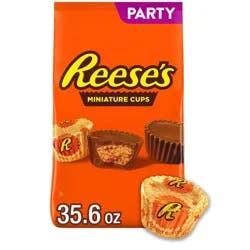 Reese's Miniatures Milk Chocolate Peanut Butter Cups Candy - 35.6oz