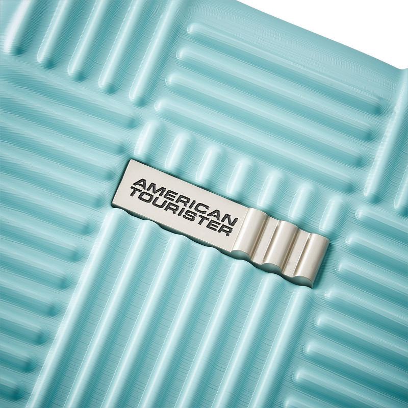 American Tourister NXT Checkered Hardside Carry On Spinner Suitcase