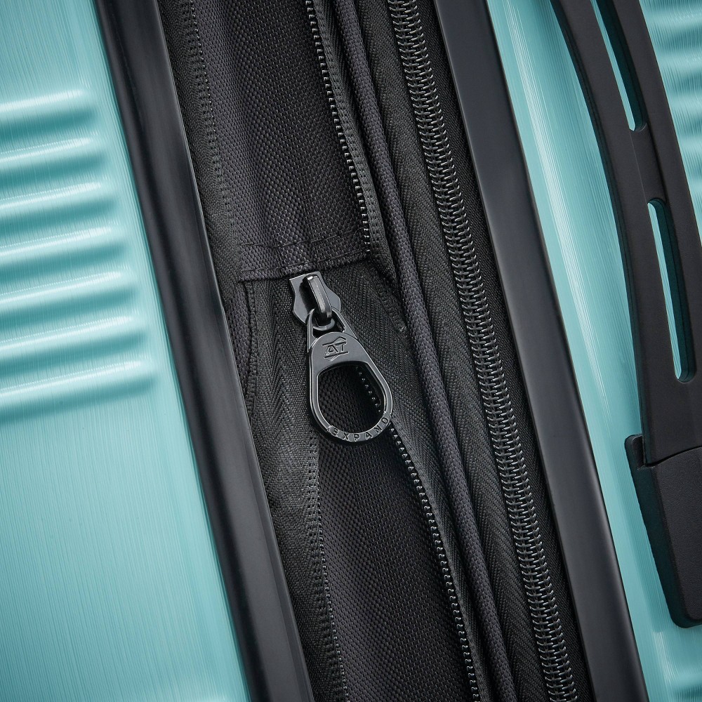 American Tourister NXT Checkered Hardside Carry On Spinner Suitcase