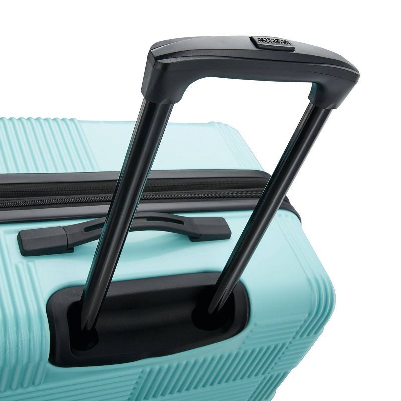 slide 6 of 10, American Tourister NXT Hardside Large Checked Spinner Suitcase - Mint Green, 1 ct