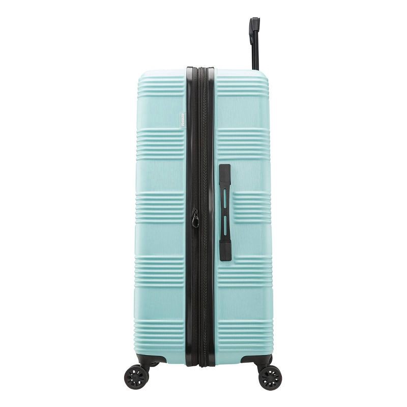 slide 7 of 10, American Tourister NXT Hardside Large Checked Spinner Suitcase - Mint Green, 1 ct
