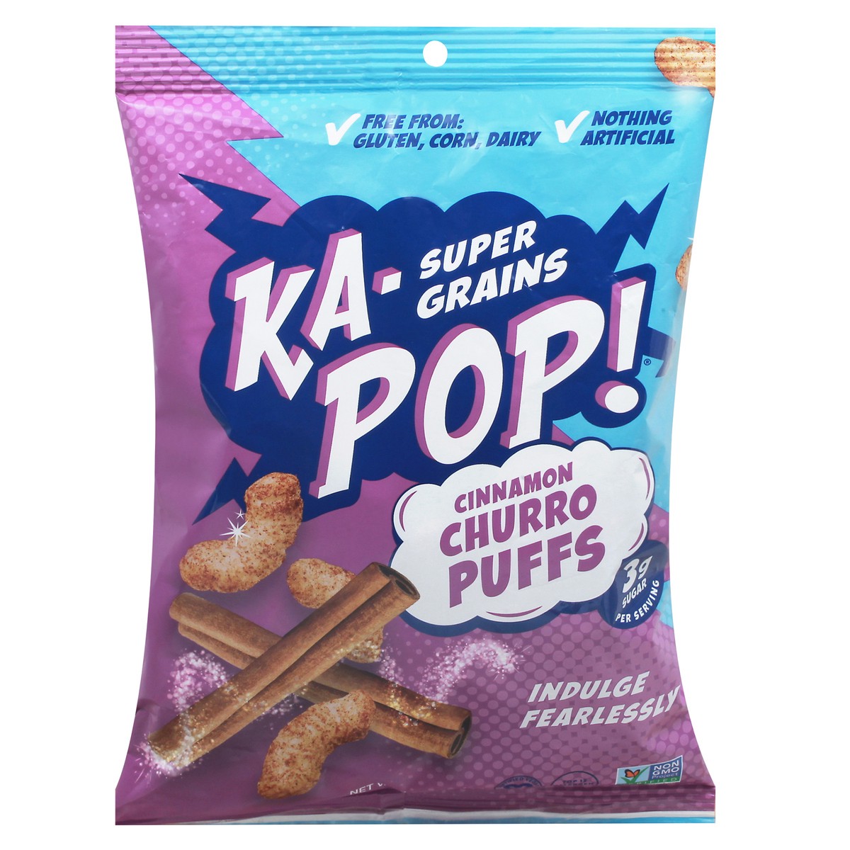 slide 1 of 11, Ka Pop Cinnamon Churro Puffs 4 oz, 4 oz