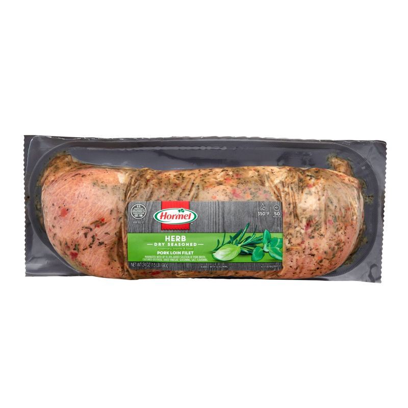 slide 1 of 6, Hormel Herb Dry Seasoned Pork Loin Filet - 24oz, 24 oz