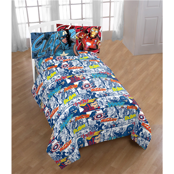 slide 1 of 1, Marvel Avengers Twin Sheet Set, Twin Size