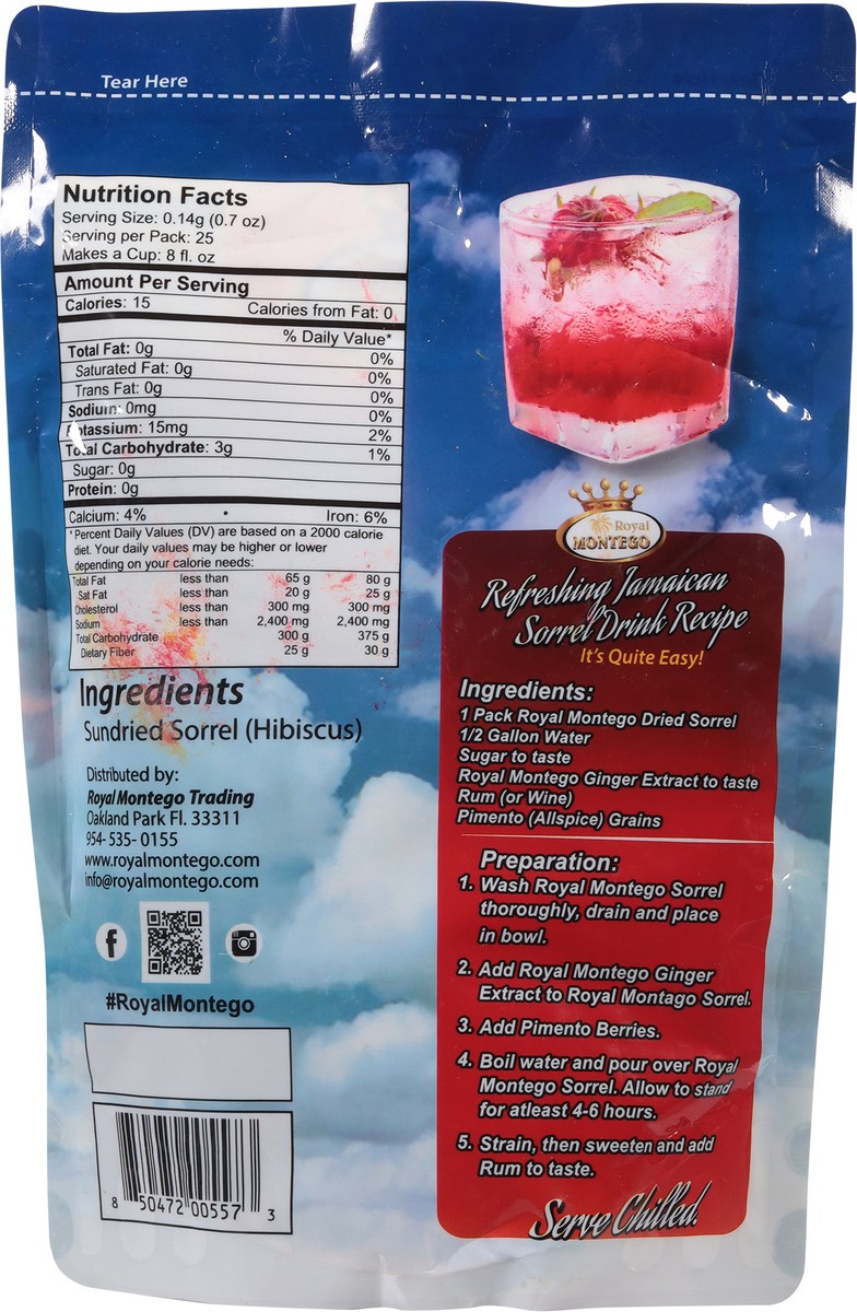 slide 13 of 13, Royal Montego Sorrel, 5 oz