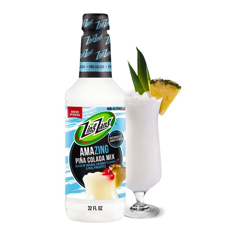 slide 3 of 10, Zing Zang Pina Colada Mix - 32 fl oz Bottle, 32 fl oz