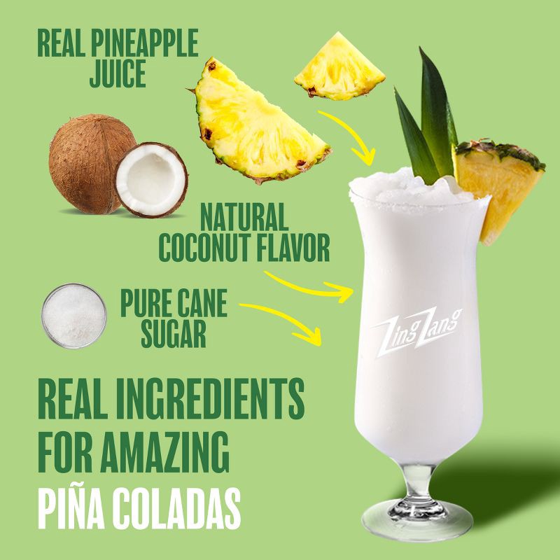 slide 4 of 9, Zing Zang Pina Colada Mix - 32 fl oz Bottle, 32 fl oz