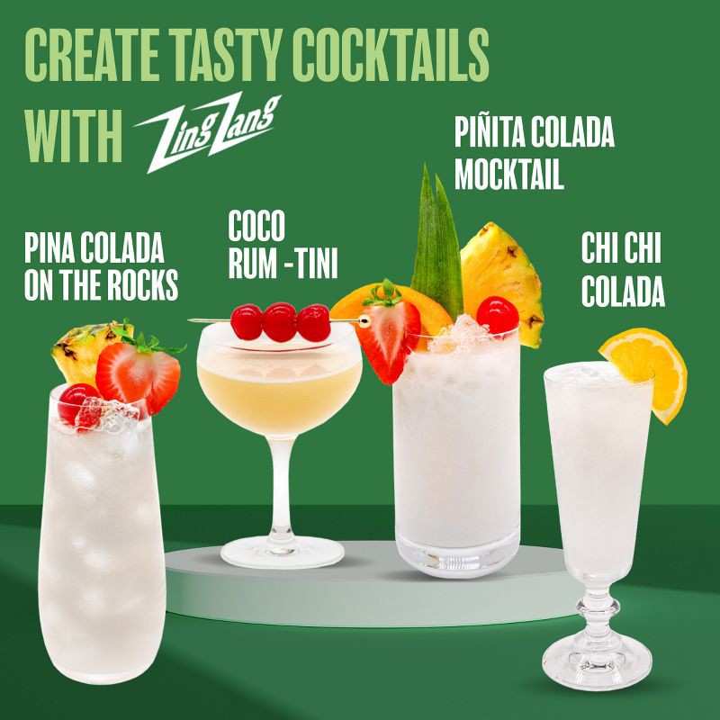 slide 8 of 9, Zing Zang Pina Colada Mix - 32 fl oz Bottle, 32 fl oz