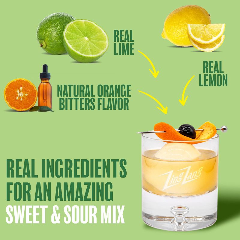 slide 3 of 9, Zing Zang Sweet & Sour Mix - 32 fl oz Bottle, 32 fl oz
