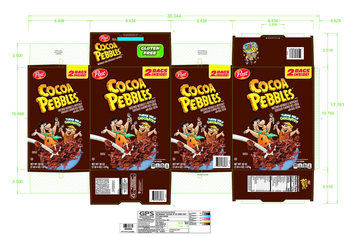 slide 10 of 13, Cocoa Pebbles Cereal 2 ea, 2 ct