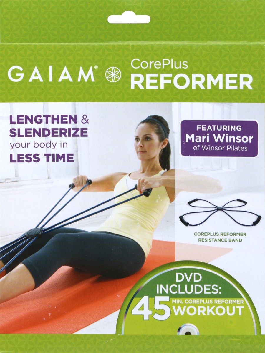 slide 4 of 4, Gaiam Coreplus Reformer, 1 ct