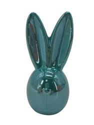 Holiday Home® Easter Iridescent Ceramic Bunny - Blue