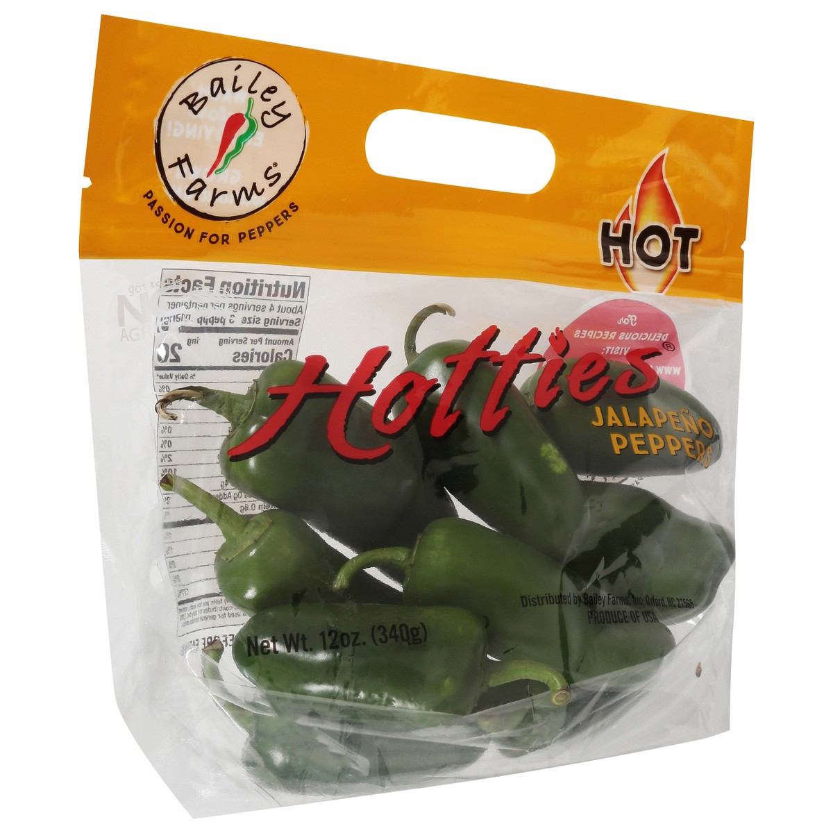 slide 2 of 9, Bailey Farms Hotties Hot Jalapeno Peppers 12 oz, 12 oz